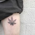 Fresh coriander tattoo by yeahdope