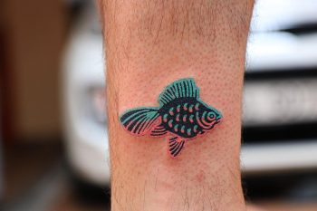 Goldfish tattoo by zzizziboy