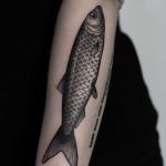 Herring tattoo by tattooist Spence @zz tattoo