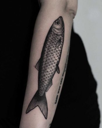 Herring tattoo by tattooist Spence @zz tattoo