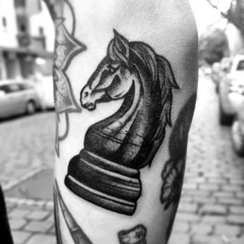 Horse by Hand Job Tattoo