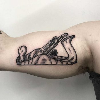 Jack Plane tattoo by Deborah Pow