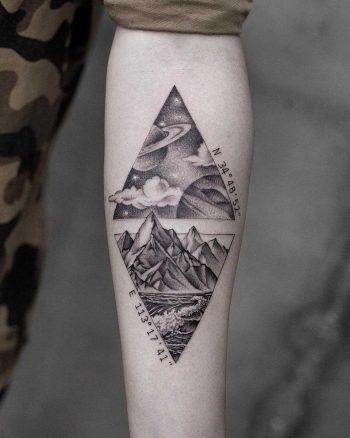 Landscapes and coordinates by Aki Wong