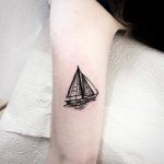 Little sail boat by Deborah Pow