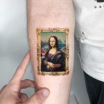 Mona Lisa tattoo by Eden Kozo