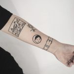 Noritake illustrations inspired tattoo by anton1otattoo