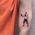 Old-school boxer tattoo by yeahdope