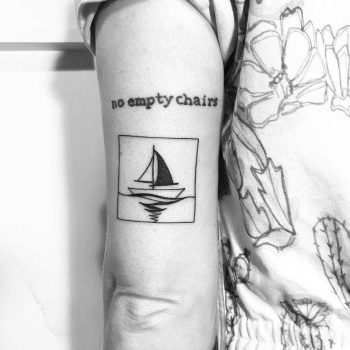 Sailing boat tattoo by Chinatown Stropky