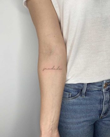 Saudade tattoo by Conz Thomas