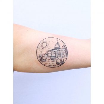 Scene of Venice tattoo by Zaya Hastra