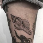 Sea shell tattoo by tattooist Spence @zz tattoo