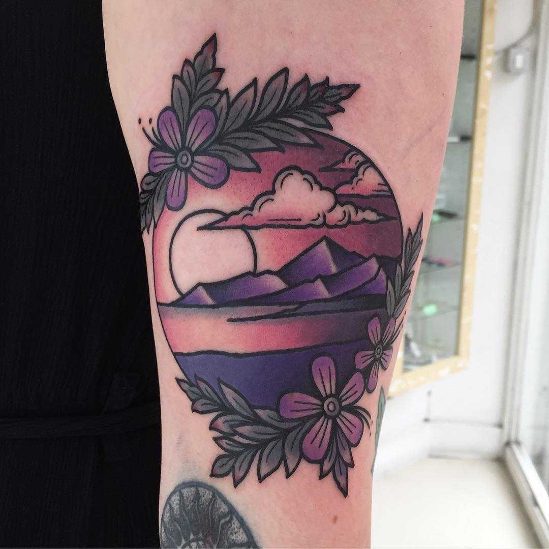 Seascape tattoo by Luke.A.Ashley