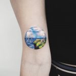 Seaside tattoo by anton1otattoo