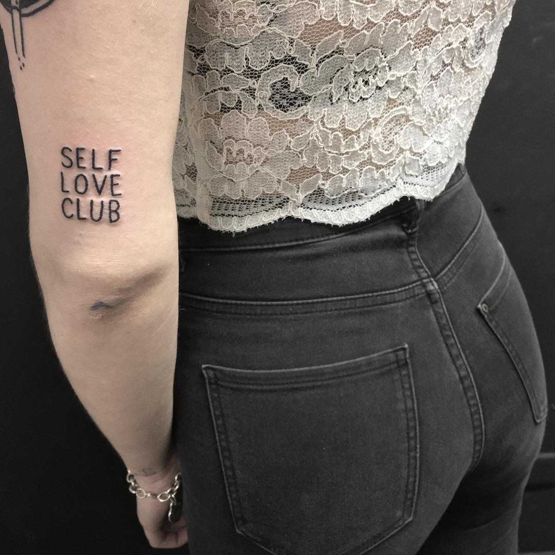 Self love club tattoo by yeahdope
