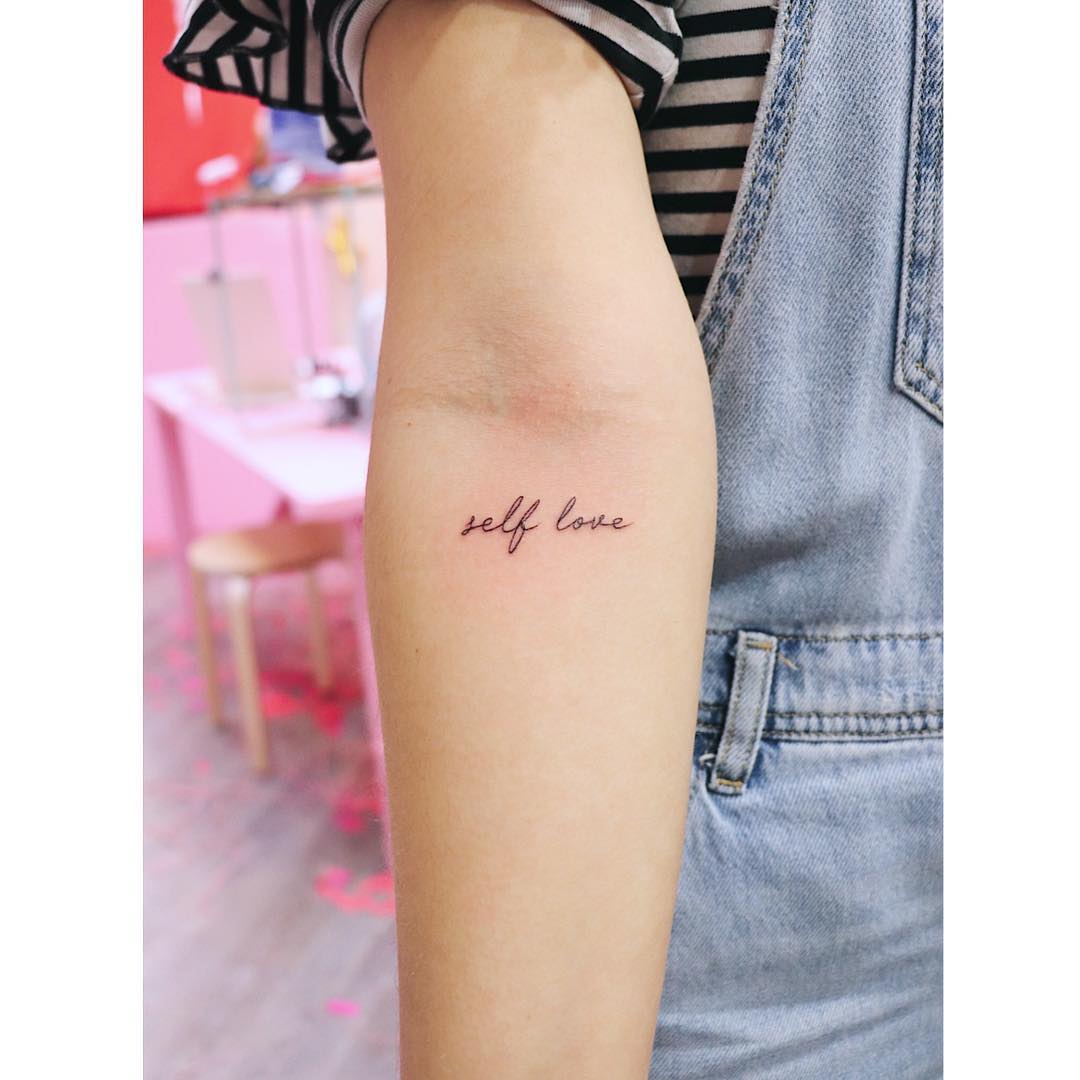 Self love tattoo by Zaya Hastra