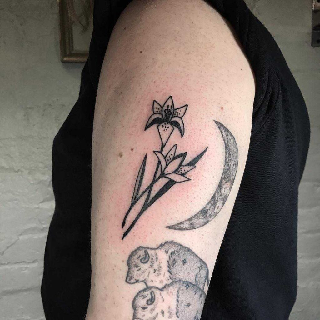 Raspberry bush tattoo