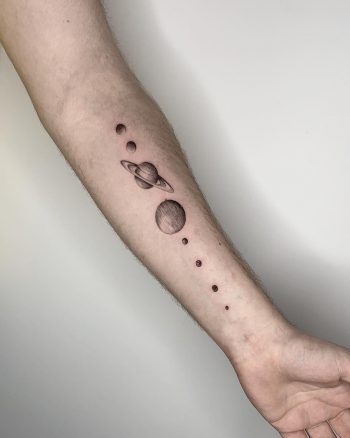 Solar system piece by Conz Thomas