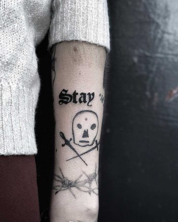 Stay tattoo by Loz McLean