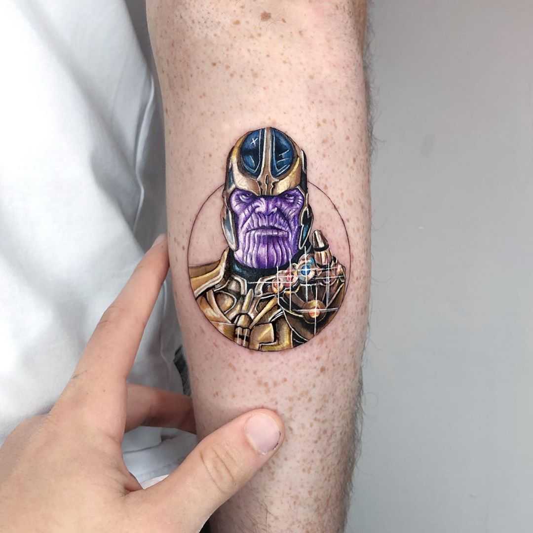 Thanos tattoo by Eden Kozo