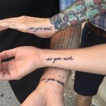 The princess bride matching tattoos by Tine DeFiore