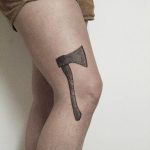 Tough axe by tattooist Spence @zz tattoo