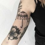 Umbrella gapfiller by tattooist Spence @zz tattoo