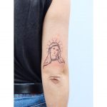 Virgin Mary tattoo by Zaya Hastra