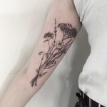 Wildflowers by tattooist Spence @zz tattoo