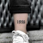1996 tattoo by Loz McLean
