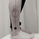 Abstract cover-up tattoo by Aga Kura
