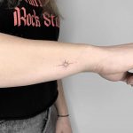 Bright star tattoo by Conz Thomas