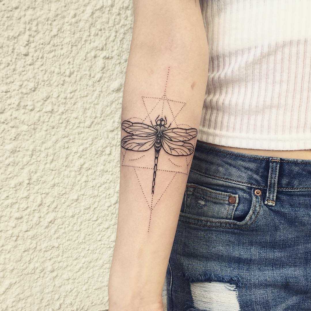 Dragonfly tattoo by Julim Rosa