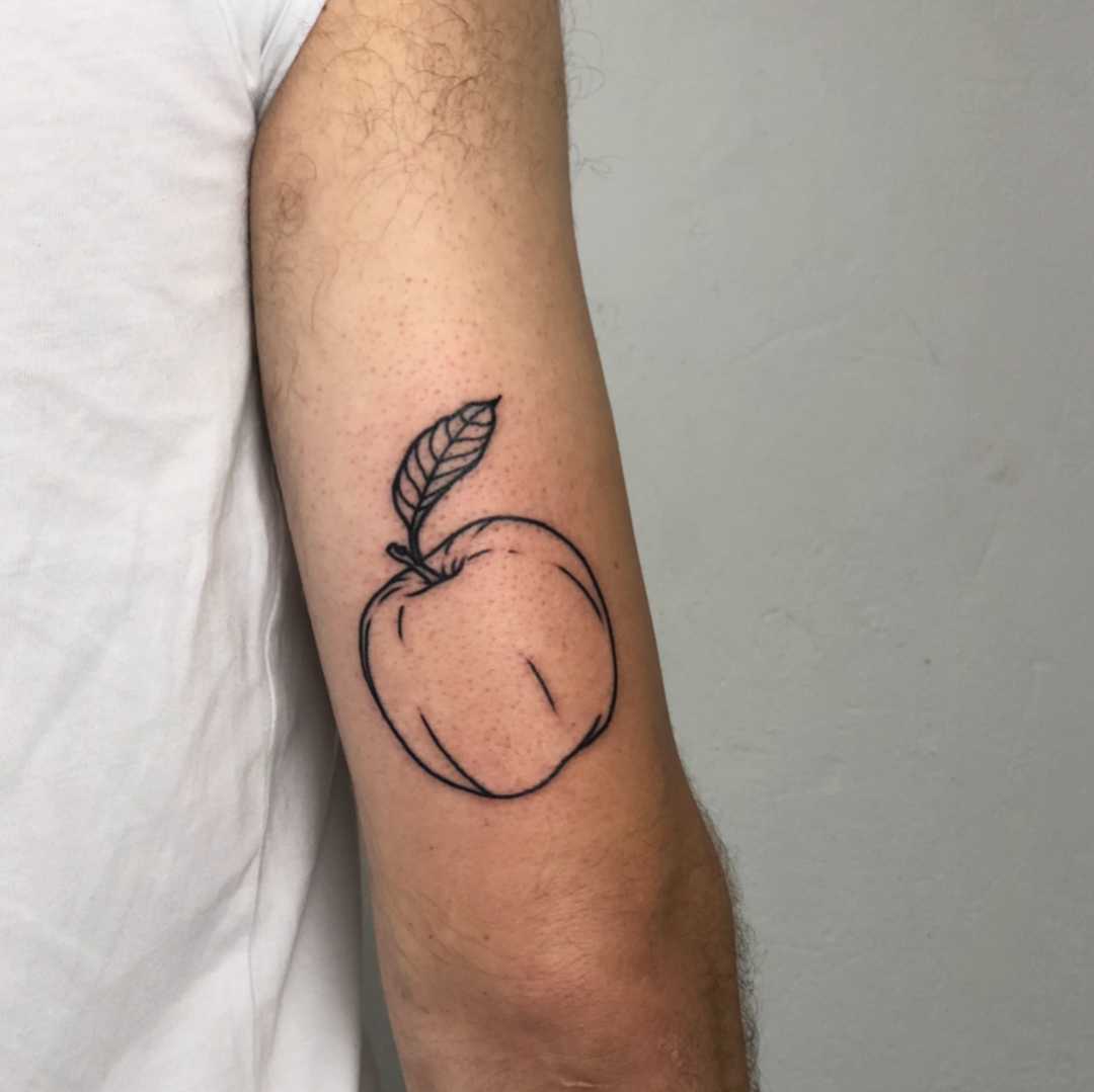 Forbidden fruit by Hand Job Tattoo