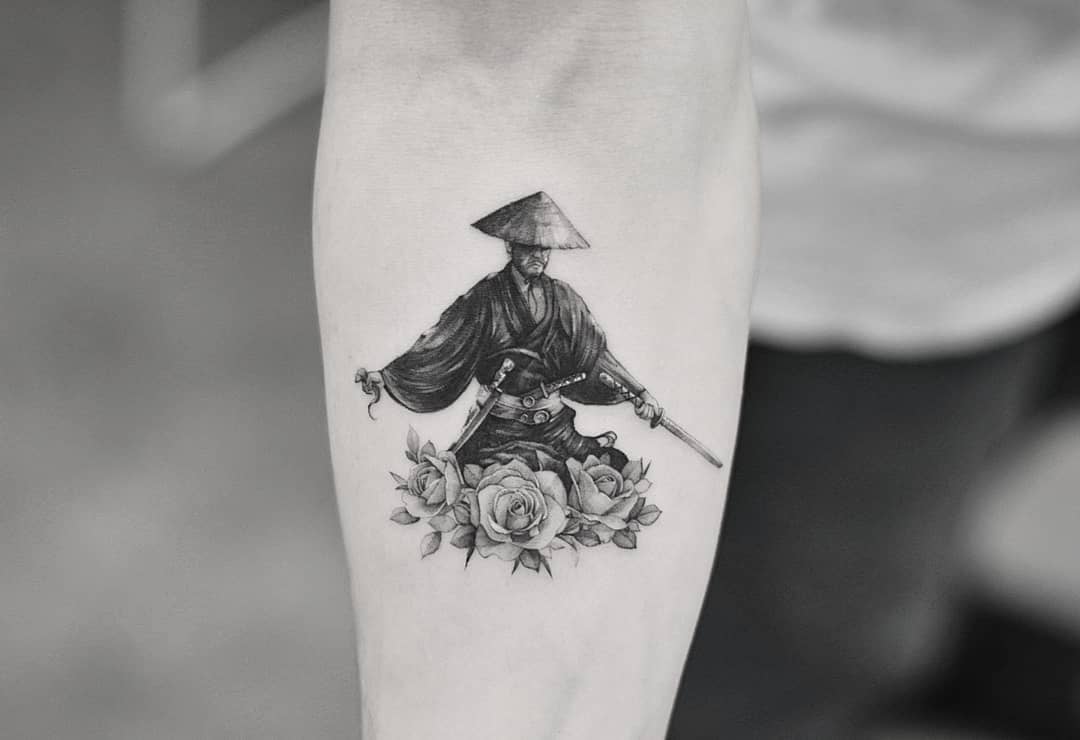 Harakiri Samurai tattoo by Dragon Ink