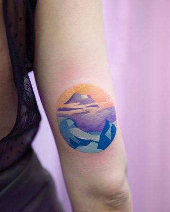 Iceberg tattoo by Mavka Leesova