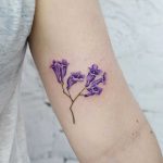 Jacaranda flowers tattoo by tattooist picsola