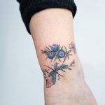 Juniper berries tattoo by tattooist picsola