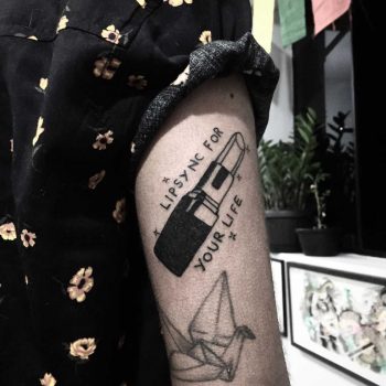 Lipsync for your life by tattooist gvsxrt