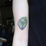 Little sprout tattoo by Emily Kaul