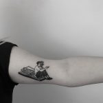 Love trap tattoo by Krzysztof Szeszko