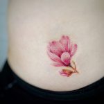 Magnolia tattoo by tattooist G.NO