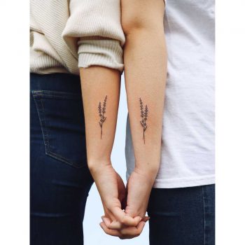 Matching sister tattoos by Zaya Hastra