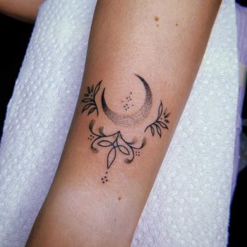 Moon and ornaments by Belladona Hurricane