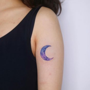 Moon scar cover-up by tattooist Nemo