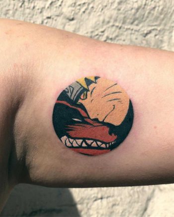 Naruto tattoo by Eugene Dusty Past