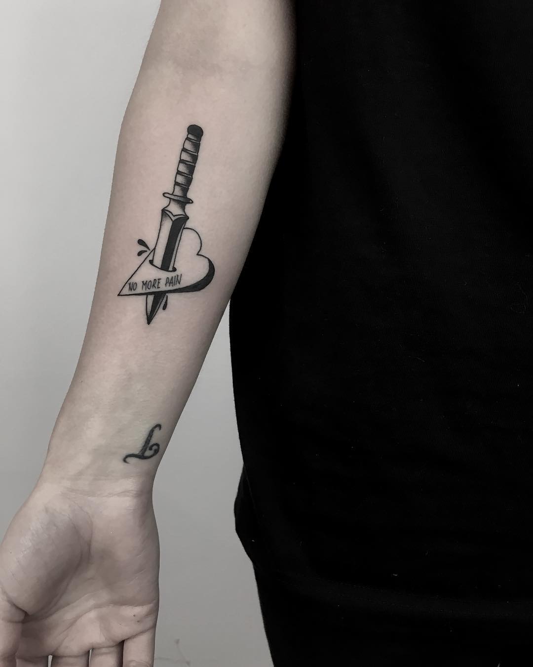 No more pain tattoo by Krzysztof Szeszko