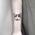 Pet portrait tattoo by Conz Thomas