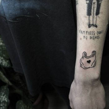 Plastic bag by tattooist Terrible Terrible