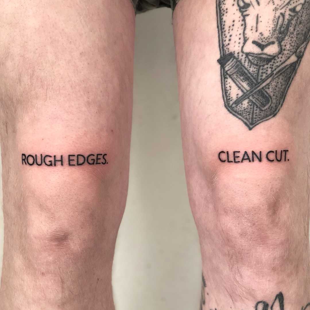Rough edges clean cut by Hand Job Tattoo