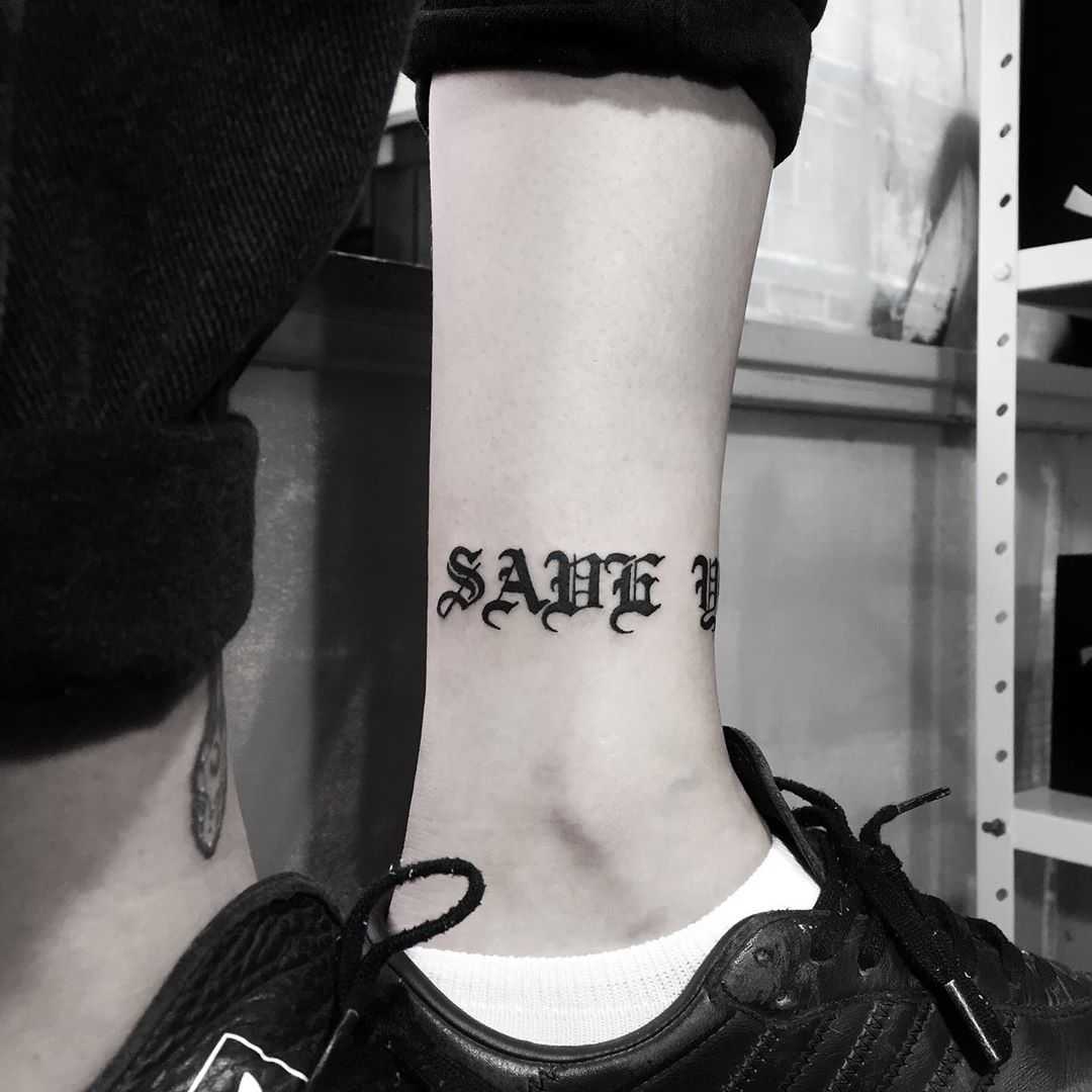 Save yourself tattoo by tattooist gvsxrt